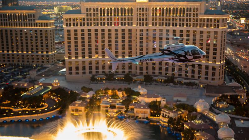 2 Vegas helicopter and club